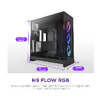 NZXT H9 FLOW RGB All Black MidiTower CM-H92FB-R1 – Ansicht 2