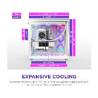 NZXT H9 FLOW RGB All White MidiTower CM-H92FW-R1 – Ansicht 4