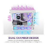 NZXT H9 FLOW RGB All White MidiTower CM-H92FW-R1