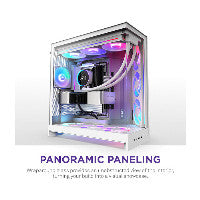NZXT H9 FLOW RGB All White MidiTower CM-H92FW-R1