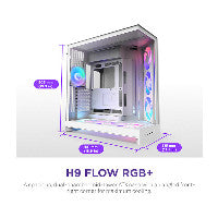 NZXT H9 FLOW RGB+ All White MidiTower CM-H92FW-P1 – Ansicht 2
