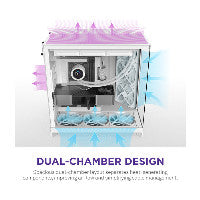 NZXT H9 FLOW All White MidiTower CM-H92FW-01