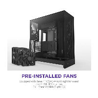 NZXT H9 FLOW All Black MidiTower Mesh CM-H92FB-01 – Ansicht 4