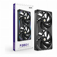 280mm NZXT F-Series F280X RGB Fan Single Black RF-U28PN-B1