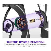 280mm NZXT F-Series F280X RGB Fan Single Black RF-U28PN-B1
