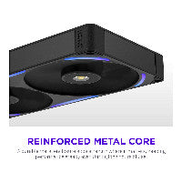 280mm NZXT F-Series F280X RGB Fan Single Black RF-U28PN-B1