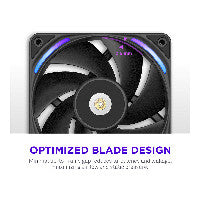 Ventilateur RGB NZXT F-Series F360X 360 mm simple noir RF-U36PN-B1