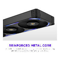 Ventilateur RGB NZXT F-Series F360X 360 mm simple noir RF-U36PN-B1