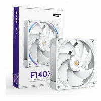 Ventilateur RGB NZXT Série F F140X 140 mm simple blanc RF-U14PN-W1