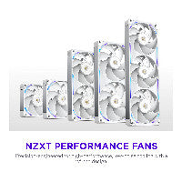 240mm NZXT F-Serie F240X RGB Lüfter Single White RF-U24PN-W1