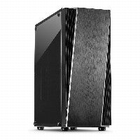 Inter-Tech T-11 TELEVEN (schwarz, Seitenteil aus Acrylglas)