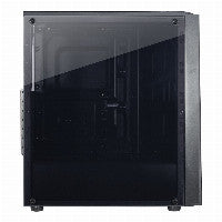 Inter-Tech T-11 TELEVEN (schwarz, Seitenteil aus Acrylglas)
