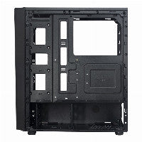 Inter-Tech T-11 TELEVEN (schwarz, Seitenteil aus Acrylglas)
