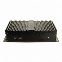 Inter-Tech IP-40 Gehäuse Thin Mini-ITX, USB 3.0, schwarz