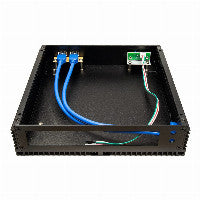 Inter-Tech IP-40 Gehäuse Thin Mini-ITX, USB 3.0, schwarz