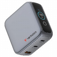 Verbatim Verbatim Mini GaN Charger 3 Port 100W w Display (EU/UK/US)