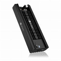 ICY BOX M.2 NVMe SATA Docking, USB 3.2 Gen 2 Type-C®, Werkzeuglos, Aluminium, schwarz