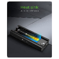 ICY BOX M.2 NVMe & SATA Docking, USB 3.2 Gen 2 Type-C®, Werkzeuglos, Aluminium, schwarz – Ansicht 5