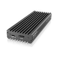 ICY BOX M.2 PCIe/SATA SSD Aluminiumgehäuse, USB 3.1 Type-C®, M-Key und B-Key oder B+M-Key Sockel – Ansicht 3