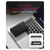 ICY BOX M.2 NVMe/SATA SSD Gehäuse mit Kartenleser 2x SD 4.0, Host USB 3.2 Gen 2 Type-C+A 10 Gbit/s – Ansicht 3