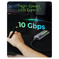 ICY BOX M.2 NVMe & SATA enclosure, RGB lighting, USB 3.2 Gen 2, 10 Gbps – Ansicht 3