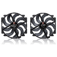 Ventilateur Noctua NF-A14x25r G2 PWM Sx2-PP chromax.black de 140 mm (noir, 140 mm)