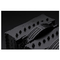 Ventilateur Noctua NF-A14x25r G2 PWM Sx2-PP chromax.black de 140 mm (noir, 140 mm)