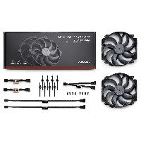 Ventilateur Noctua NF-A14x25r G2 PWM Sx2-PP chromax.black de 140 mm (noir, 140 mm)