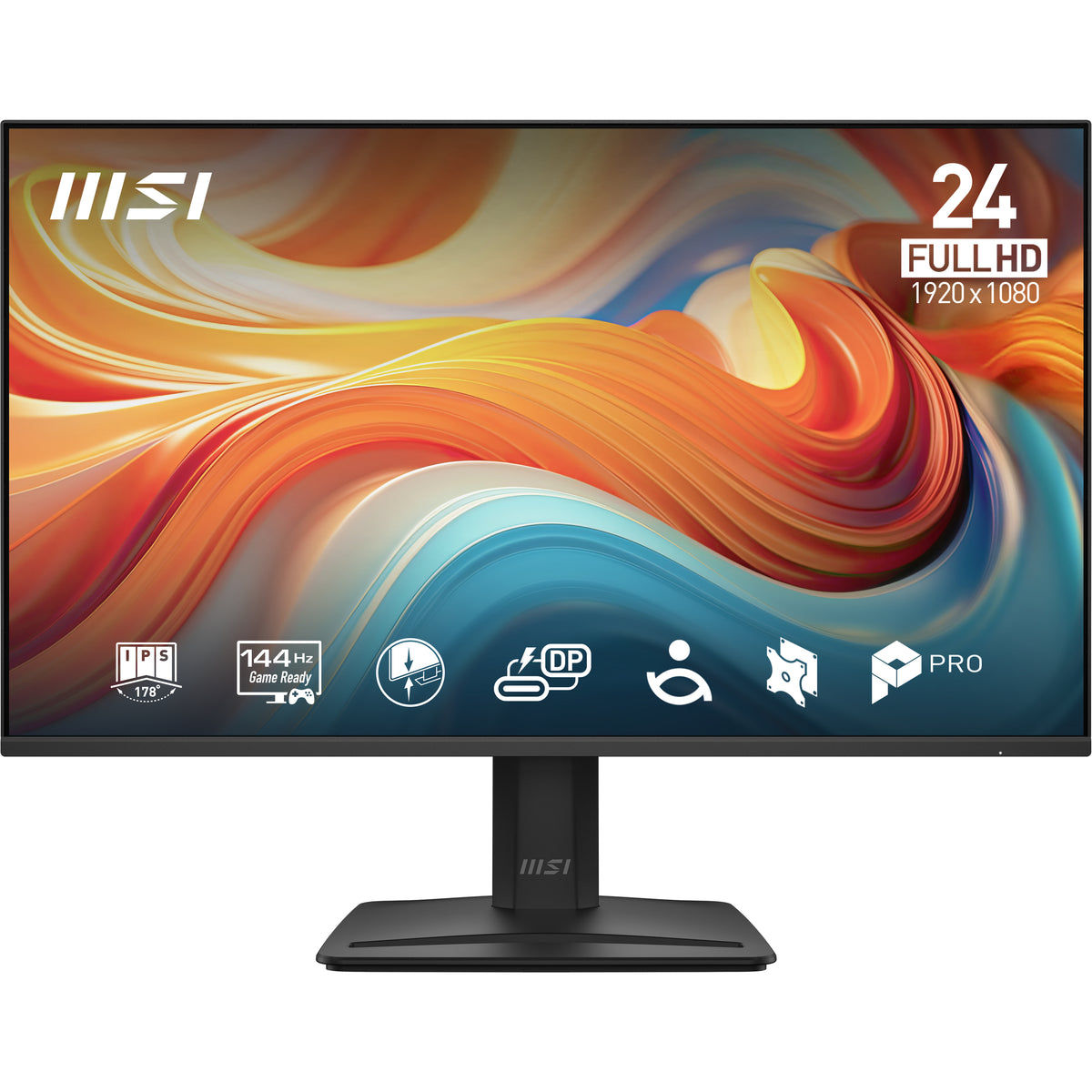 MSI Pro MP242 E14A Computerbildschirm 60,5 cm (23.8") 1920 x 1080 Pixel Full HD LCD Schwarz
