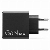 Lenovo N Lenovo Dual USB-C 65W GaN-Ladegerät/ Netzteil Schwarz inkl. USB-C Kabel (1,5m)