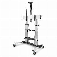 StarTech.com MOBILE TV CART up to 120 TV 220 CAP HAND CRANK HEIGHT ADJUSTMENT