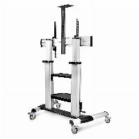 StarTech StarTech.com MOBILE TV CART up to 120 TV 220 CAP HAND CRANK HEIGHT ADJUSTMENT – Ansicht 2