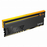 Mémoire 32 Go Lexar THOR 2.0 6000 CL38 1.3V avec dissipateur thermique et éclairage RGB, Couleur noire, Pack double