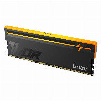 Mémoire 32 Go Lexar THOR 2.0 6000 CL38 1.3V avec dissipateur thermique et éclairage RGB, Couleur noire, Pack double