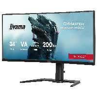 iiyama 86,0cm/34" (3440x1440) iiyama G-Master GCB3484WQSU-B2 21:9 UWQHD VA 0,6ms 200Hz HDMI DisplayPort USB VESA Speaker HDR Black – Ansicht 4