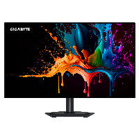 GIGABYTE 68,6cm/27" (2560x1440) GIGABYTE MO27Q28G WQHD WOLED 0,03ms 280Hz HDMI DisplayPort USB-C USB HDR VESA Speaker Pivot – Ansicht 2