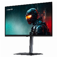GIGABYTE 68,6cm/27" (3840x2160) GIGABYTE MO27U2 4K QD-OLED 0,03ms 240Hz HDMI DisplayPort USB-C USB HDR VESA Speaker Pivot – Ansicht 2