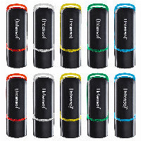 Intenso 3511561 USB-Stick 8 GB USB Typ-A 2.0 Schwarz, Rot, Grün, Transparent, Gelb, Blau