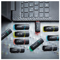 Intenso 3511561 USB-Stick 8 GB USB Typ-A 2.0 Schwarz, Rot, Grün, Transparent, Gelb, Blau
