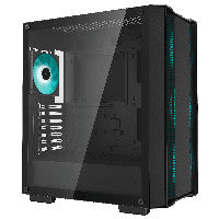 Deepcool CC560 V2 ATX Mid Tower Black Tempered Glass Side Panel