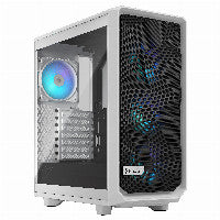 Fractal Design Meshify 2 Compact RGB ATX Mid Tower White Tempered Glass