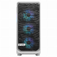 Fractal Design Meshify 2 Compact RGB ATX Mid Tower White Tempered Glass