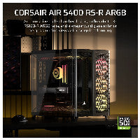 Midi Corsair Air 5400 RS-R ARGB Schwarz ATX Gaming Gehäuse