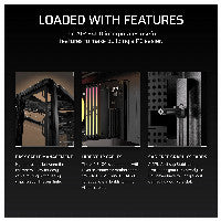 Midi Corsair Air 5400 RS-R ARGB Schwarz ATX Gaming Gehäuse
