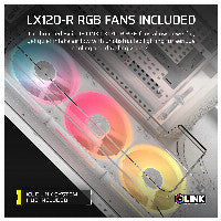 Midi Corsair Air 5400 LX-R RGB iCUE LINK Weiß Midi Tower ATX Gaming Gehäuse