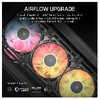 Midi CORSAIR Frame 4000D LCD RS ARGB Black Midi Tower ATX Gaming Case