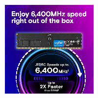 32GB Crucial 6400 CL52 CUDIMM