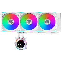 K Lian Li HYDROSHIFT II LCD-C 360CL weiß | AiO-Wasserkühlung
