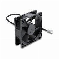 Axiallüfter 48 V DC, 80 x 80 x 25 mm mit 2 Pin Lüfteranschluss schwarz