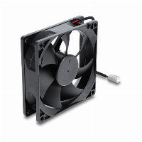 Axiallüfter 48 V DC, 92 x 92 x 25 mm mit 2 Pin Lüfteranschluss schwarz